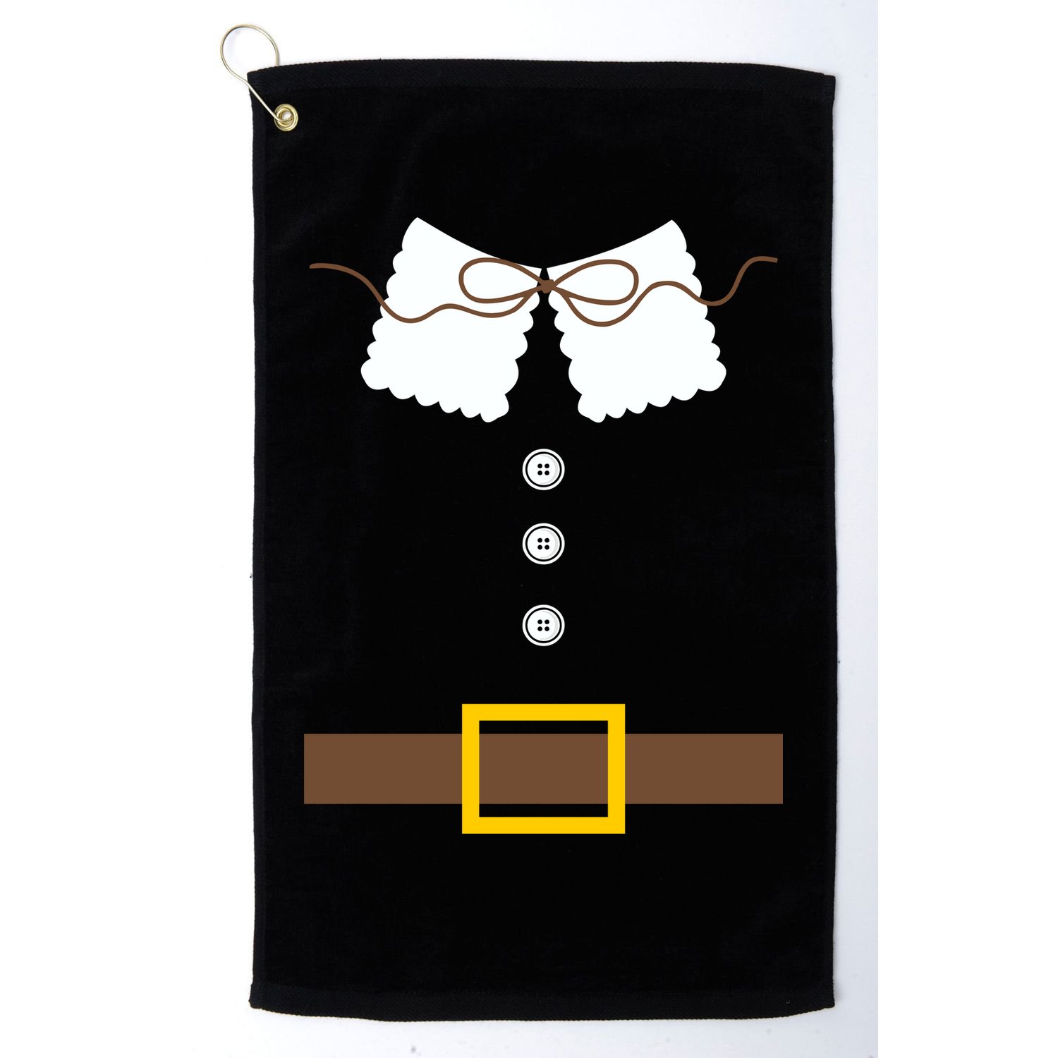 Thanksgiving Pilgrim Costume Golf Towel