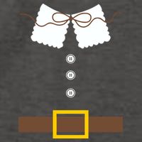 Thanksgiving Pilgrim Costume Vector Backpack