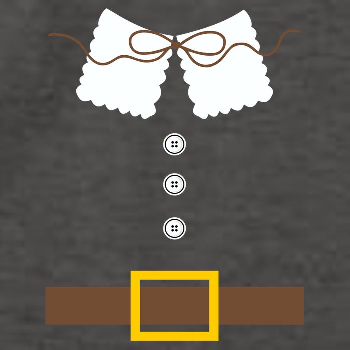 Thanksgiving Pilgrim Costume Vector Backpack