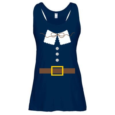 Thanksgiving Pilgrim Costume Ladies Essential Flowy Tank