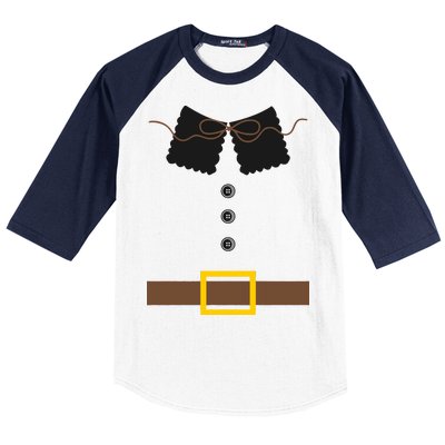 Thanksgiving Pilgrim Costume Baseball Sleeve Shirt