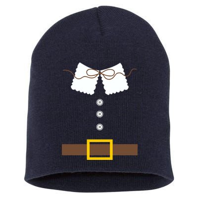 Thanksgiving Pilgrim Costume Short Acrylic Beanie