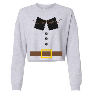 Thanksgiving Pilgrim Costume Cropped Pullover Crew