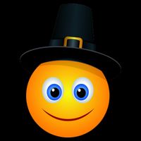 Thanksgiving Pilgrim Emoji Smiley City Backpack
