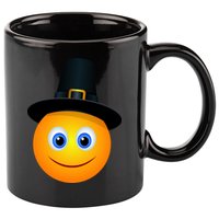 Thanksgiving Pilgrim Emoji Smiley 11oz C Handle Ceramic Mug