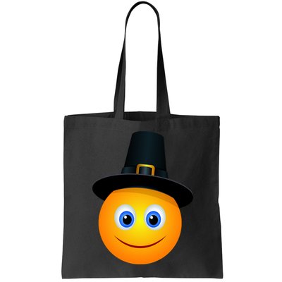 Thanksgiving Pilgrim Emoji Smiley Bag