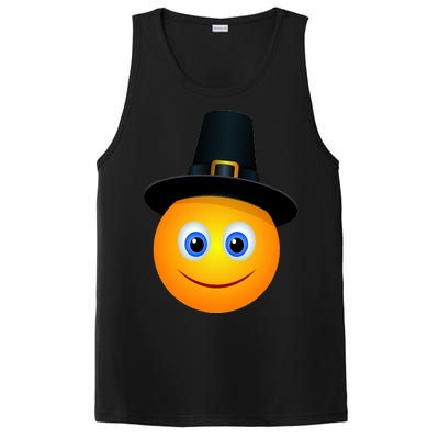 Thanksgiving Pilgrim Emoji Smiley PosiCharge Competitor Tank