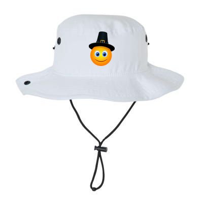 Thanksgiving Pilgrim Emoji Smiley Legacy Cool Fit Booney Bucket Hat