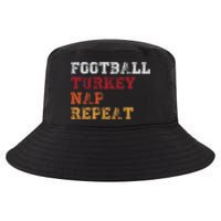 Thanksgiving Schedule Football Turkey Nap Repeat Cool Comfort Performance Bucket Hat