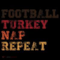 Thanksgiving Schedule Football Turkey Nap Repeat Mug