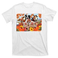 Thanksgiving Selfie Animals T-Shirt