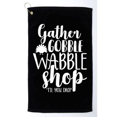 Thanksgiving Shopping Golf Towel