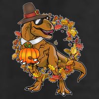 Thanksgiving T-Rex Pilgrim Cool Comfort Performance Bucket Hat