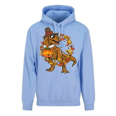 Thanksgiving T-Rex Pilgrim Unisex Surf Hoodie