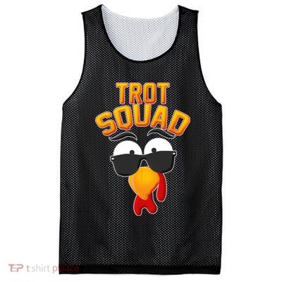 Thanksgiving Trot Squad Turkey Mesh Reversible Basketball Jersey Tank