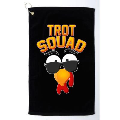 Thanksgiving Trot Squad Turkey Golf Towel