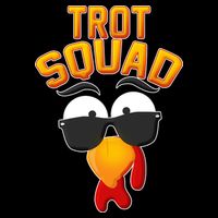 Thanksgiving Trot Squad Turkey Toddler T-Shirt