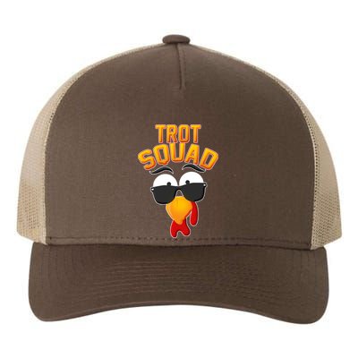 Thanksgiving Trot Squad Turkey Yupoong Adult 5-Panel Trucker Hat