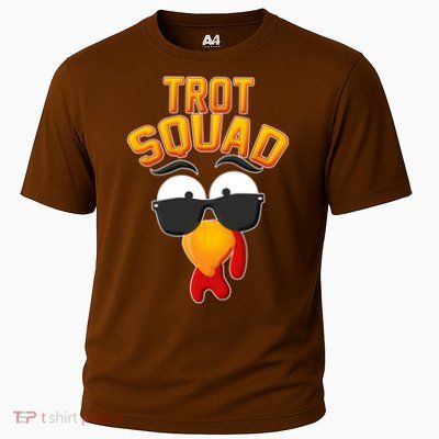 Thanksgiving Trot Squad Turkey Performance Shirt
