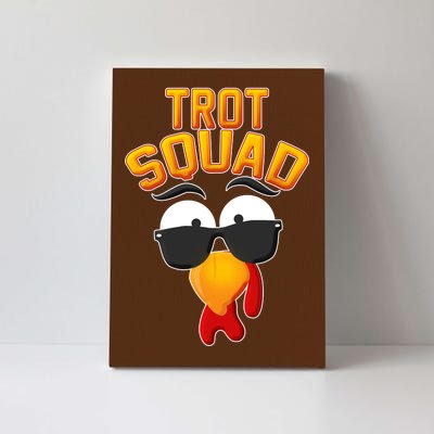 Thanksgiving Trot Squad Turkey Canvas