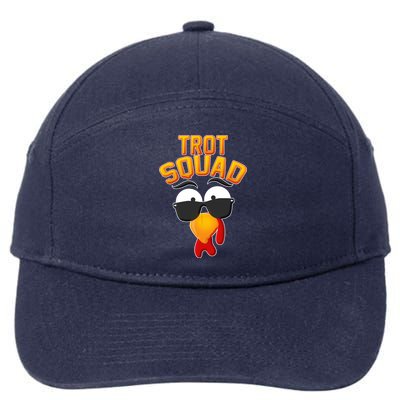 Thanksgiving Trot Squad Turkey 7-Panel Snapback Hat