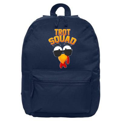 Thanksgiving Trot Squad Turkey 16 in Basic Backpack