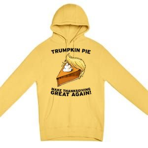 Thanksgiving Trumpkin Pie Premium Pullover Hoodie