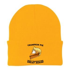 Thanksgiving Trumpkin Pie Knit Cap Winter Beanie