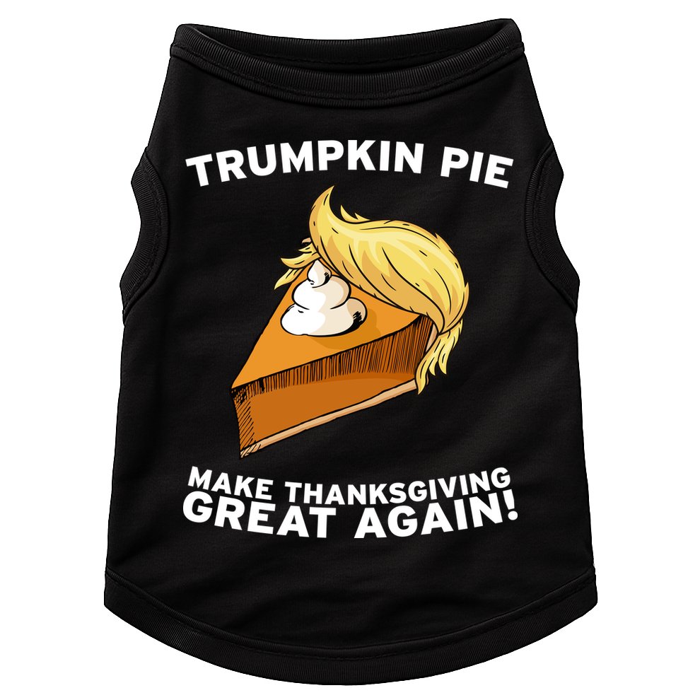 Thanksgiving Trumpkin Pie Doggie Tank