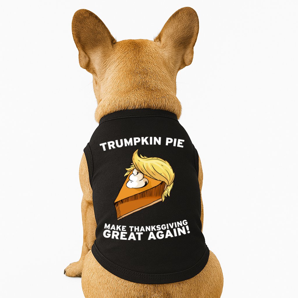 Thanksgiving Trumpkin Pie Doggie Tank