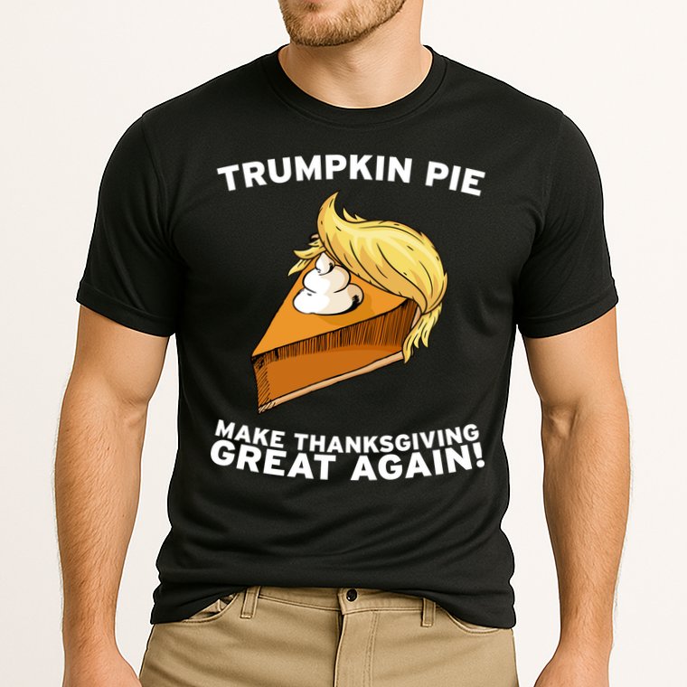 Thanksgiving Trumpkin Pie Cooling Performance Crew T-Shirt