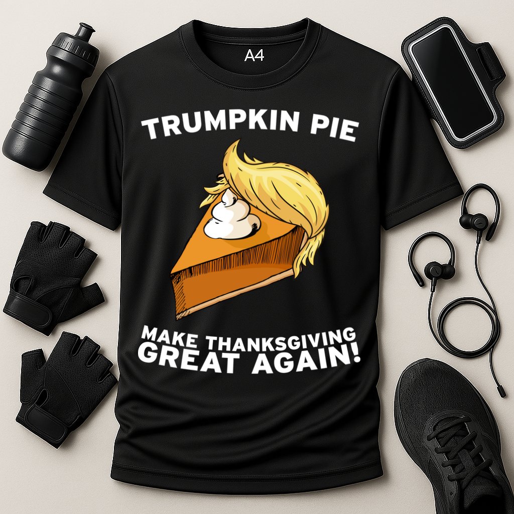 Thanksgiving Trumpkin Pie Cooling Performance Crew T-Shirt