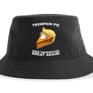 Thanksgiving Trumpkin Pie Sustainable Bucket Hat