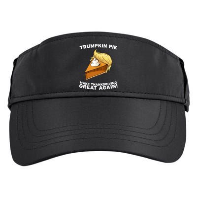Thanksgiving Trumpkin Pie Adult Drive Performance Visor