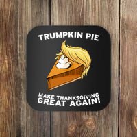 Thanksgiving Trumpkin Pie Coaster