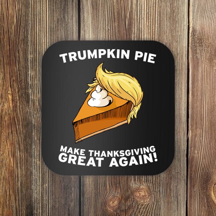 Thanksgiving Trumpkin Pie Coaster