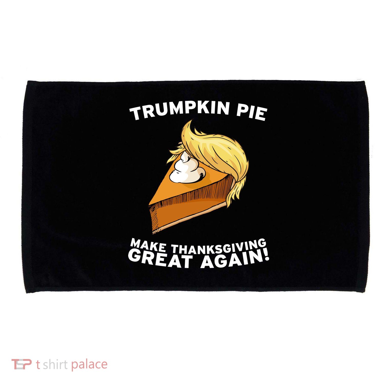 Thanksgiving Trumpkin Pie Microfiber Hand Towel
