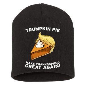 Thanksgiving Trumpkin Pie Short Acrylic Beanie