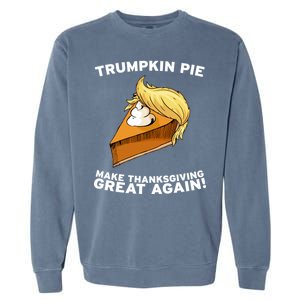 Thanksgiving Trumpkin Pie Garment-Dyed Sweatshirt