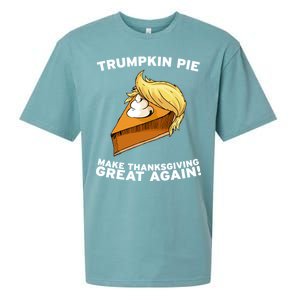 Thanksgiving Trumpkin Pie Sueded Cloud Jersey T-Shirt