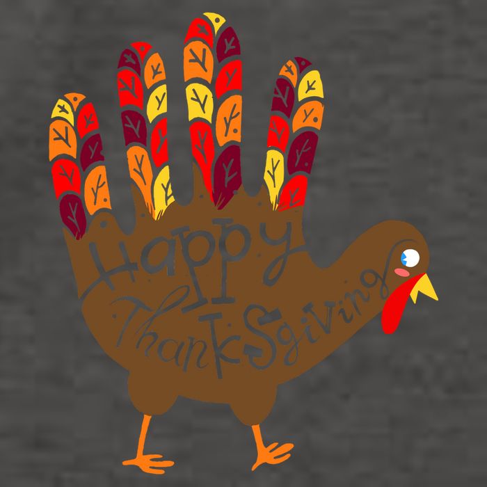 Thanksgiving Turkey Hand Vector Backpack