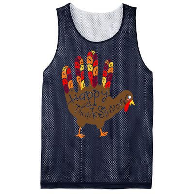 Thanksgiving Turkey Hand Mesh Reversible Basketball Jersey Tank