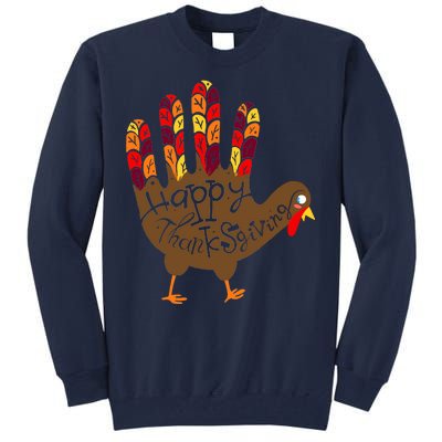 Thanksgiving Turkey Hand Tall Sweatshirt