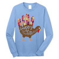 Thanksgiving Turkey Hand Long Sleeve Shirt