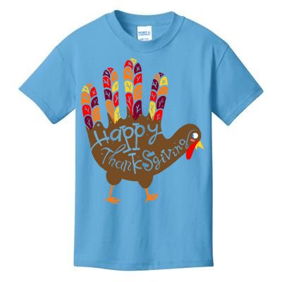 Thanksgiving Turkey Hand Kids T-Shirt