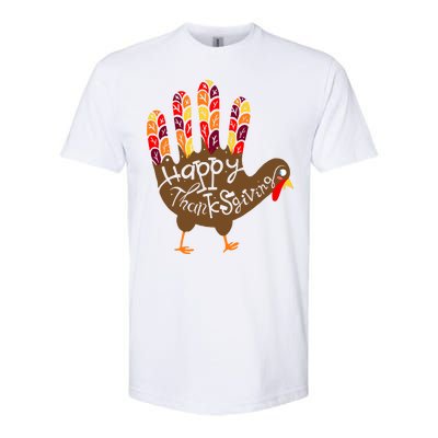 Thanksgiving Turkey Hand Softstyle® CVC T-Shirt