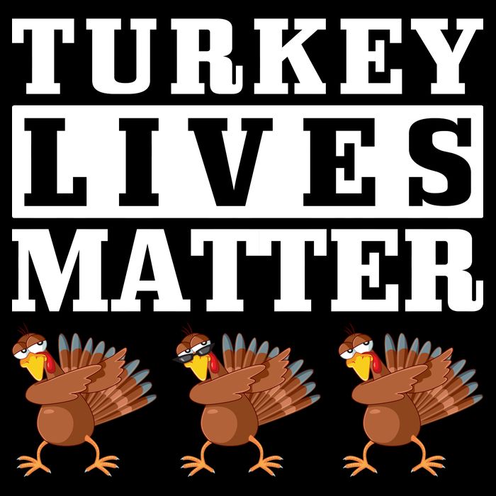 Thanksgiving Turkey Lives Matter Ladies Essential Flowy Tank