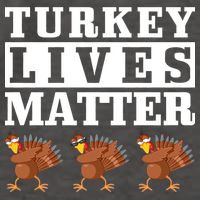 Thanksgiving Turkey Lives Matter Vector Backpack