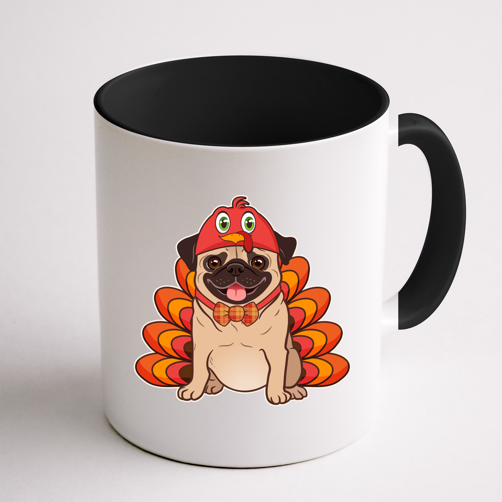 Thanksgiving Turkey Pug Mug