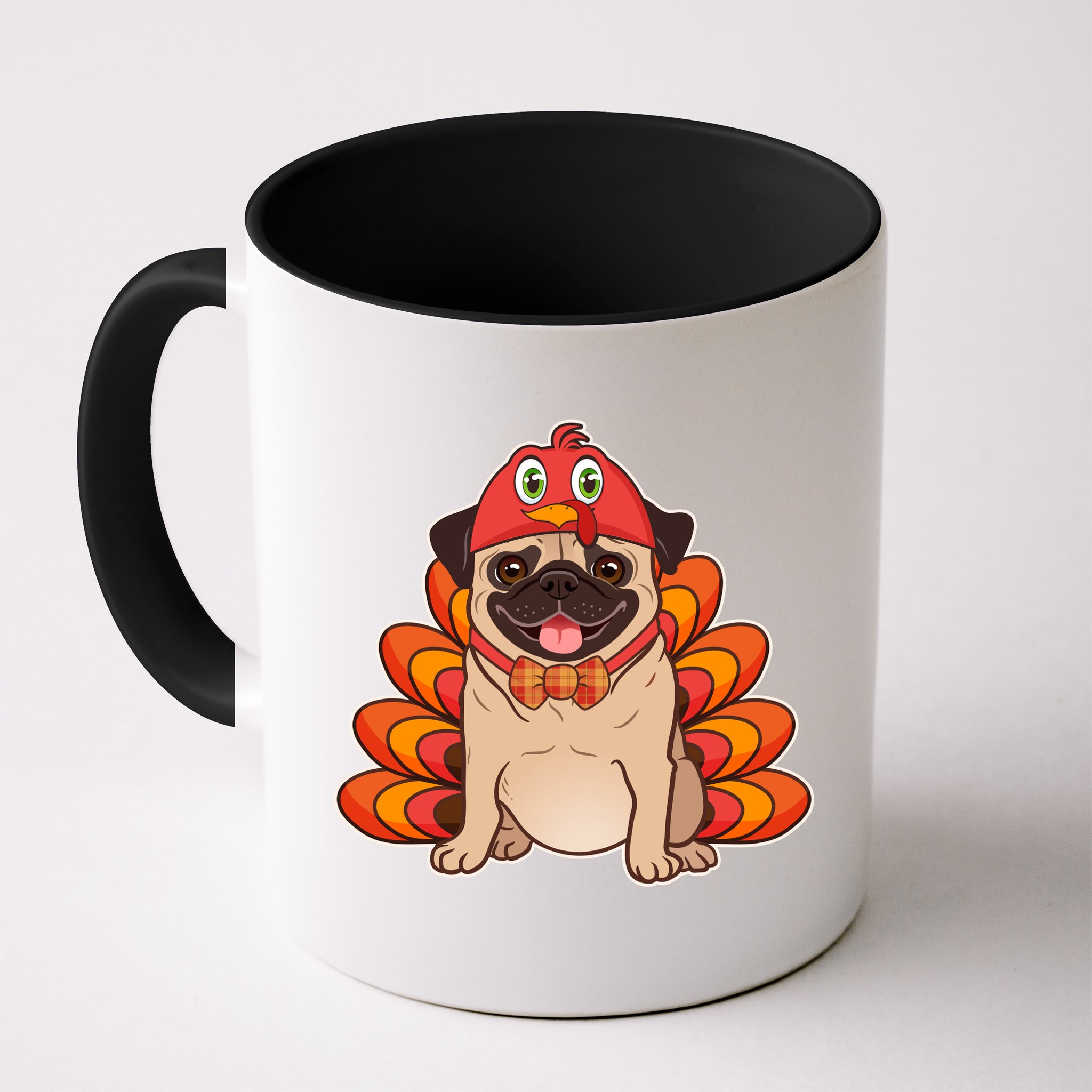 Thanksgiving Turkey Pug Mug